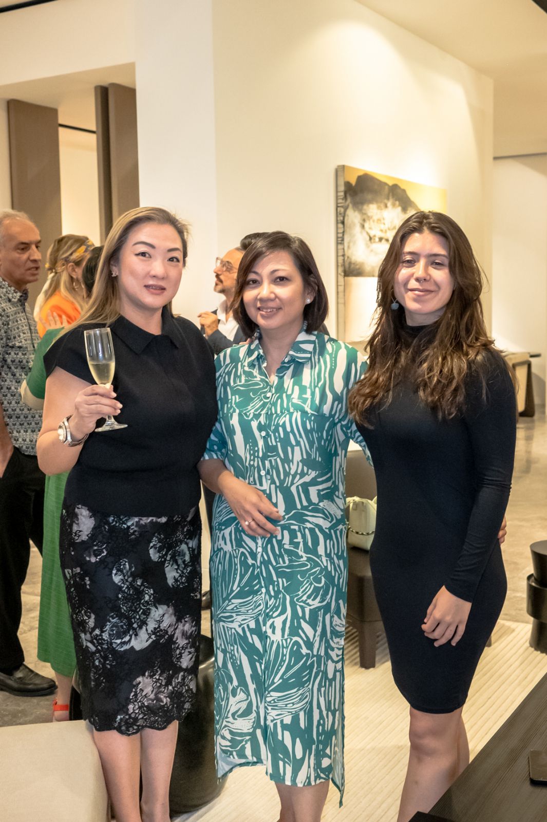 Gwen Tan, Christine Sipin and Yaiza Canopoli