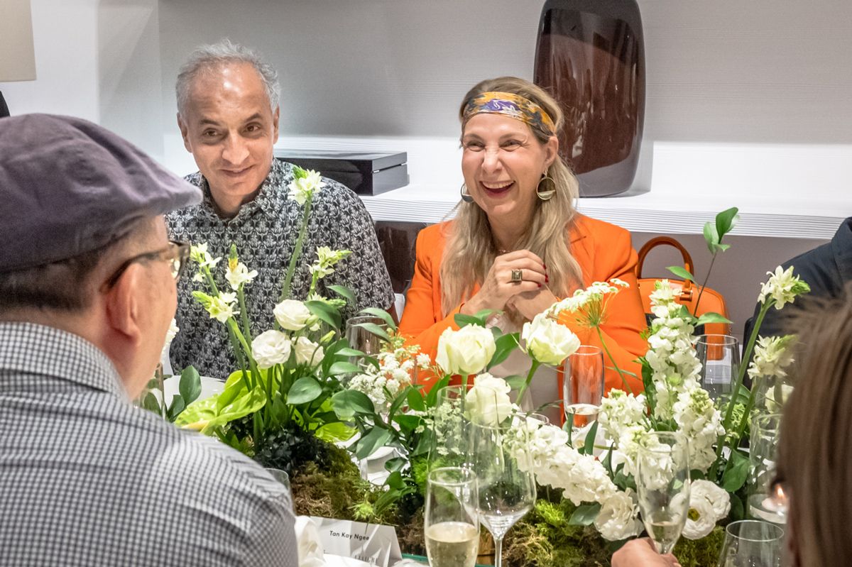 Tan Kay Ngee, Hossein Rezai and Isabelle Miaja