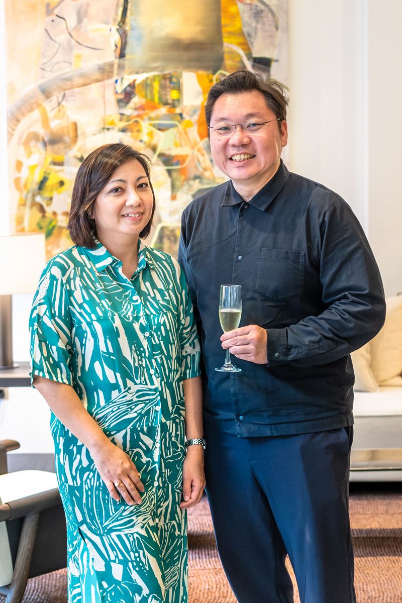 Christine Sipin and Adrian Lai