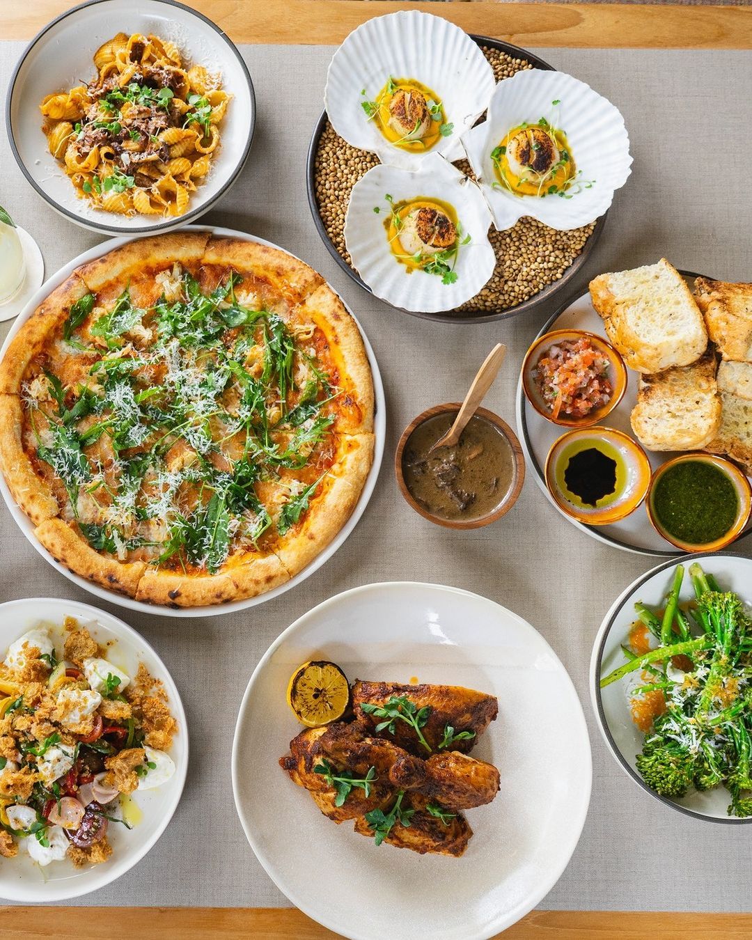 A selection of dishes at Botanica + Co Bamboo Hills (Photo: @botanica.co.my)