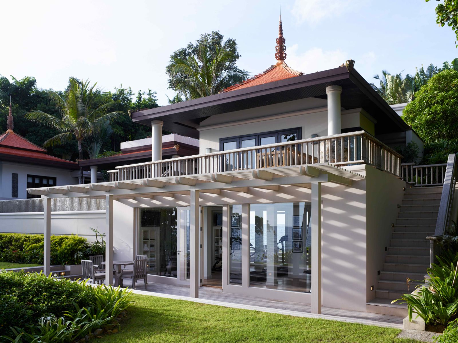 The property is a series of eight villa units