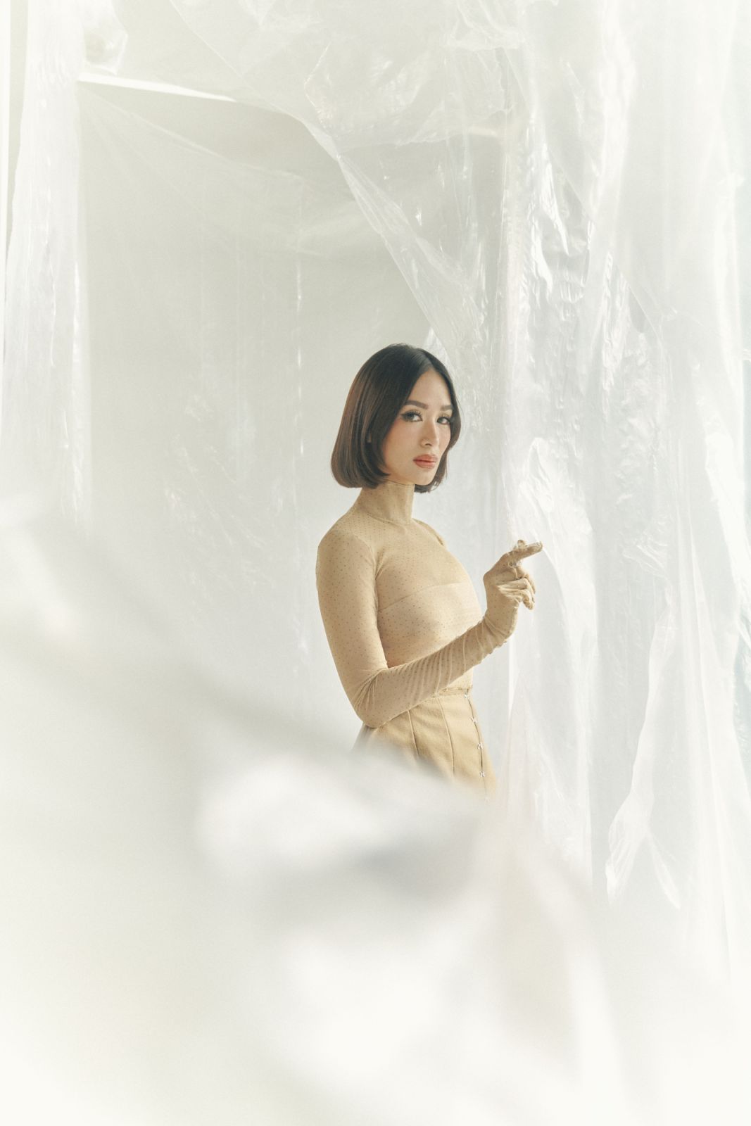 Heart Evangelista, all dolled up in a Joey Samson top and skirt (Photo: BJ Pascual)