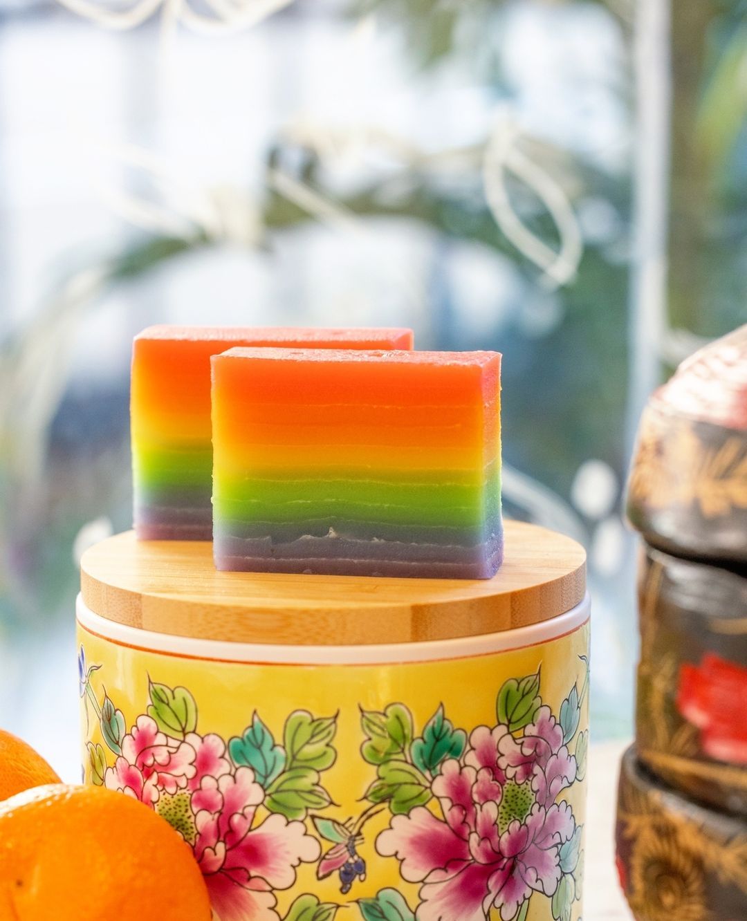 Rainbow kuih lapis (Photo: Instagram / @ladywongpastry)