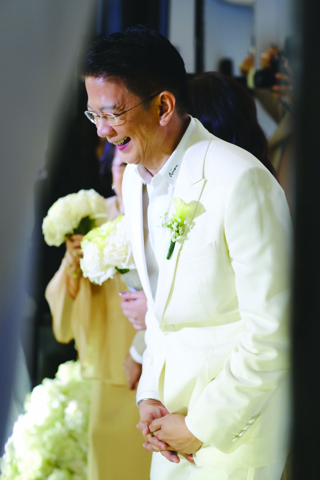 All smiles during the vow renewal