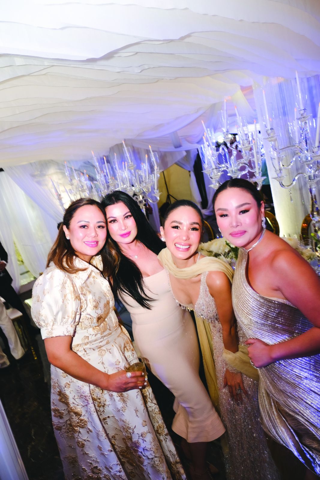 Mich Ongpauco, Lissa Quirino, Heart Evangelista, and Camille Ongpauco