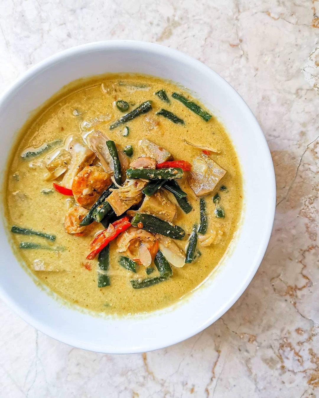 Sayur lodeh with young jackfruit and long beans (Photo: Instagram / @whatsoeva)