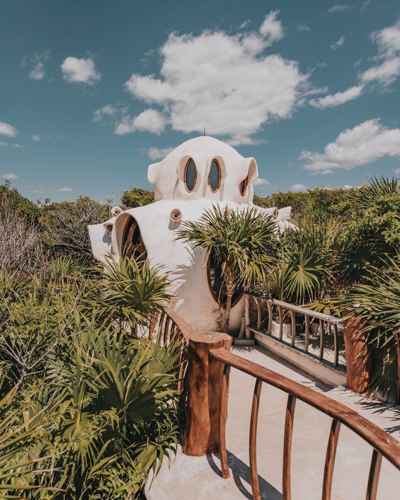 Facilities are elevated to preserve 93 per cent of the original jungle habitat