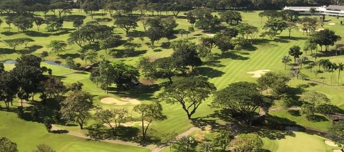 A bird's eyeview of the golf course (Photo: Manila Golf and Country Club)