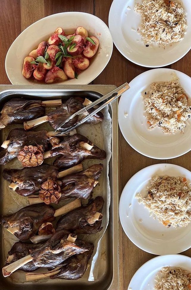 Salt-baked lamb shank (Photo: Instagram / @alittlefarmonthehill)