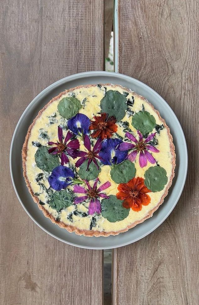 Kale and cheese tart (Photo: Instagram / @alittlefarmonthehill)