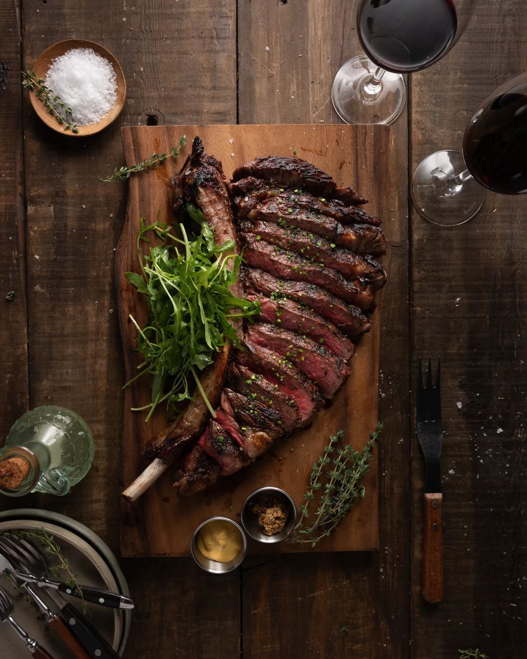 Tomahawk steak aged with Sabah coral grass (Photo: Instagram/ @maillardgrill.asia)