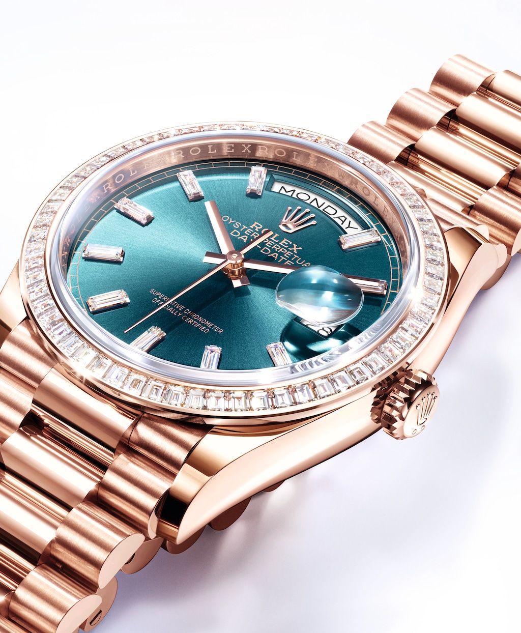 Day-Date 36永恒玫瑰金款式建議售價則為2,842,000元。（Photo: Rolex）