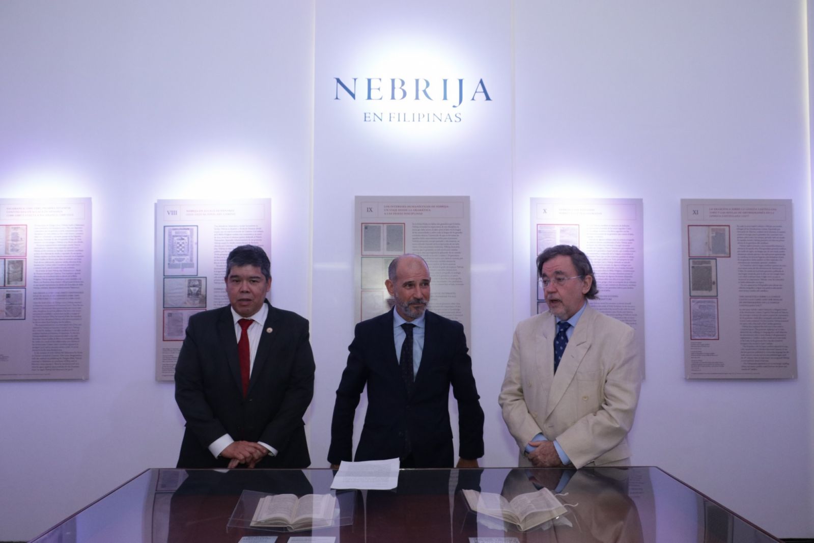 Inauguration of the 'Nebrija en Filipinas' exhibit (Photo: Courtesy of Instituto Cervantes)