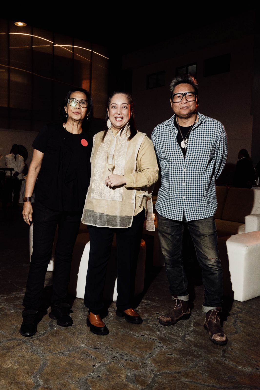 Guests in the warehouse party and private preview of ‘Markers: Silverlens @ 20’