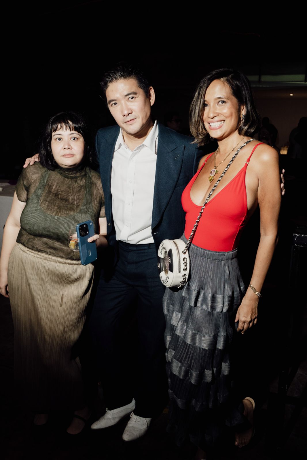 Guests in the warehouse party and private preview of ‘Markers: Silverlens @ 20’