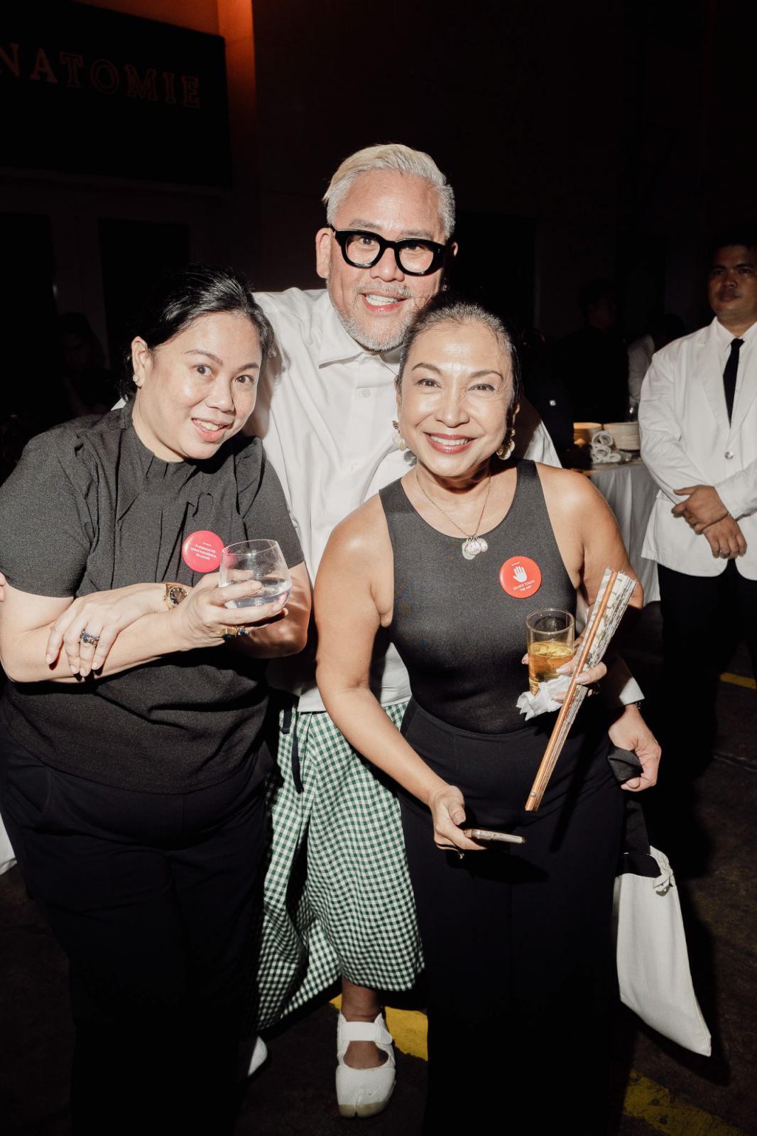 Guests in the warehouse party and private preview of ‘Markers: Silverlens @ 20’