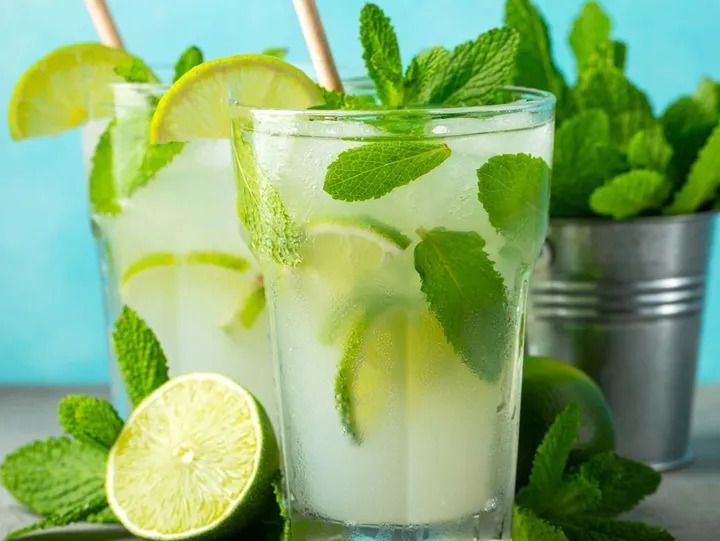 Coconut Mojito Zero-Proof Cocktails at Golden State Vegan