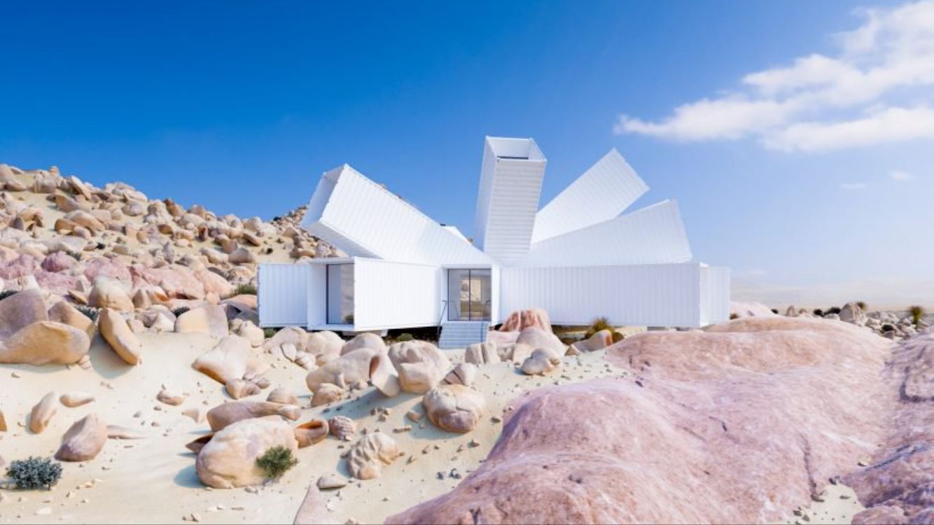 Starburst House in Joshua Tree, while haven't been built, have gained viral traction online