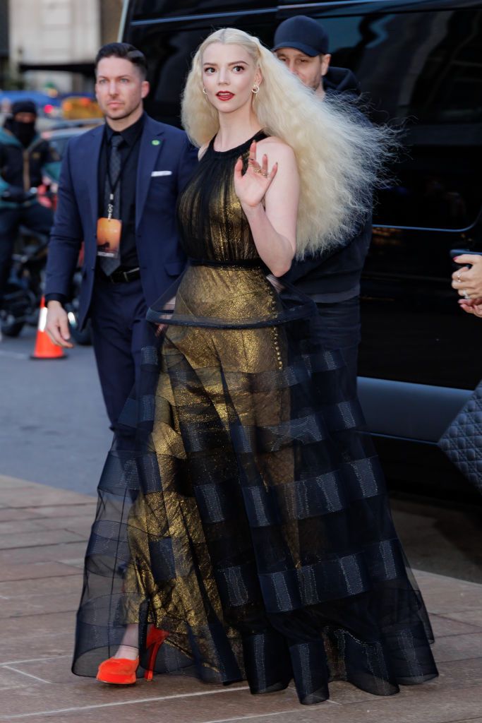 NEW YORK, NEW YORK - FEBRUARY 25: Anya Taylor-Joy is seen at Lincoln Center on February 25, 2024 in New York City. (Photo by The Hapa Blonde/GC Images)