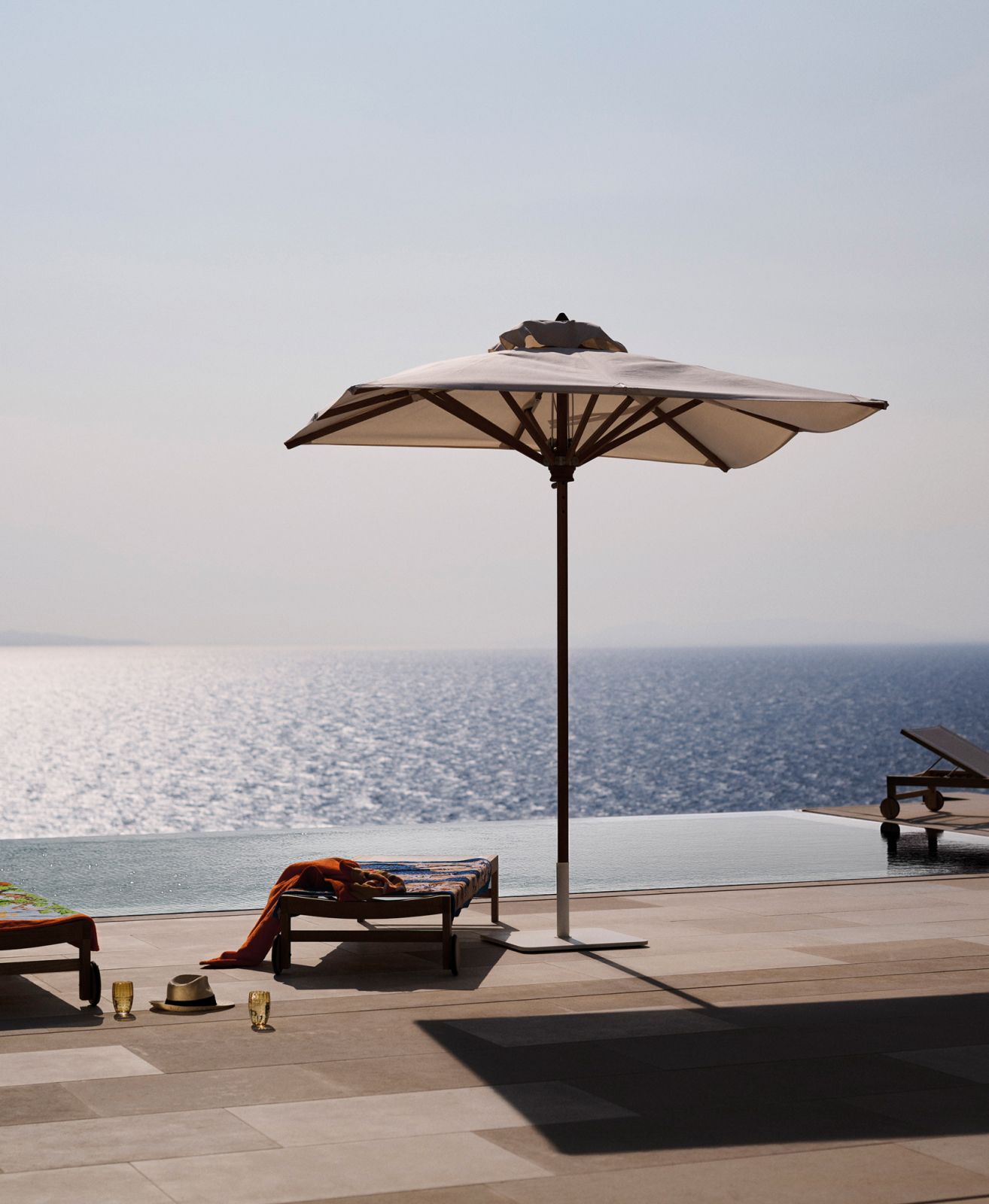 The dreamy view from the pool deck