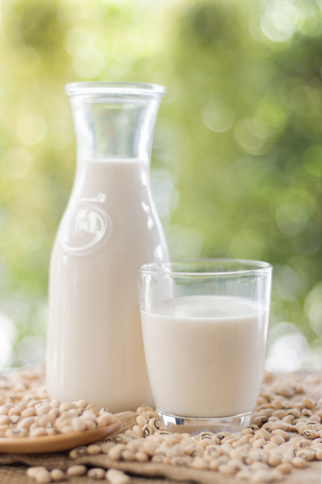 Soy milk in a serving carafe (Photo: Getty Images)