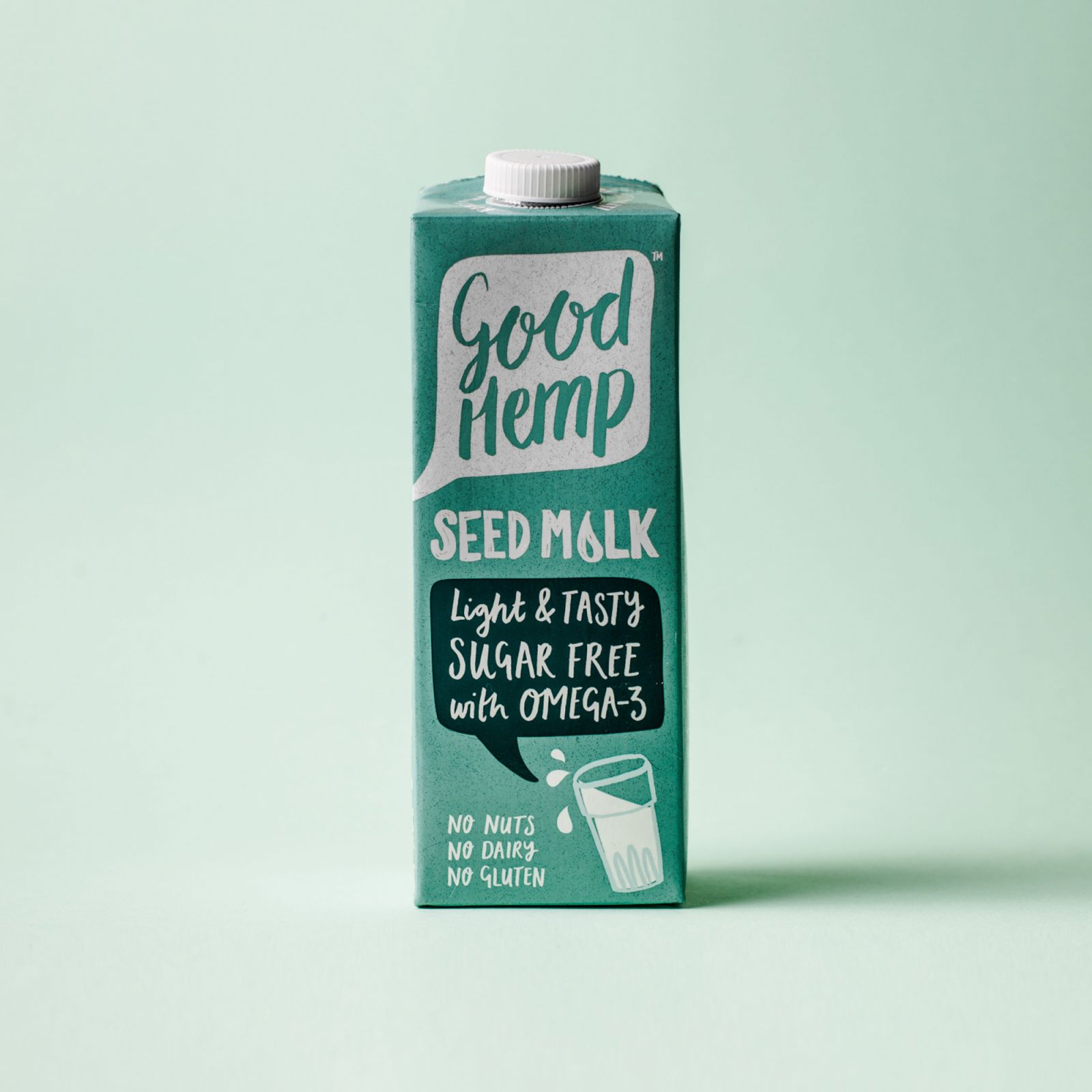 A brand of hemp milk, a source of omega 3 and 6 (Photo: Good Hemp)