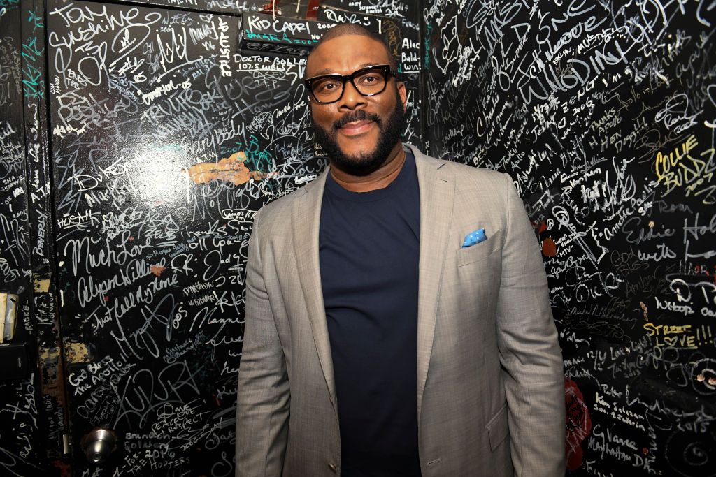 NEW YORK, NEW YORK - JUNE 13: Tyler Perry attends the 2022 Apollo Theater Spring Benefit at The Apollo Theater on June 13, 2022 in New York City. (Photo by Shahar Azran/Getty Images)