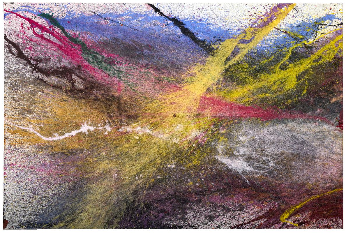 Hermann-Nitsch_2021_Probe-89.-Malaktion-Bayreuth-1011.-Juni-2021_Acrylic-on-canvas_JahnundJahn（Photo：Jahn und Jahn）