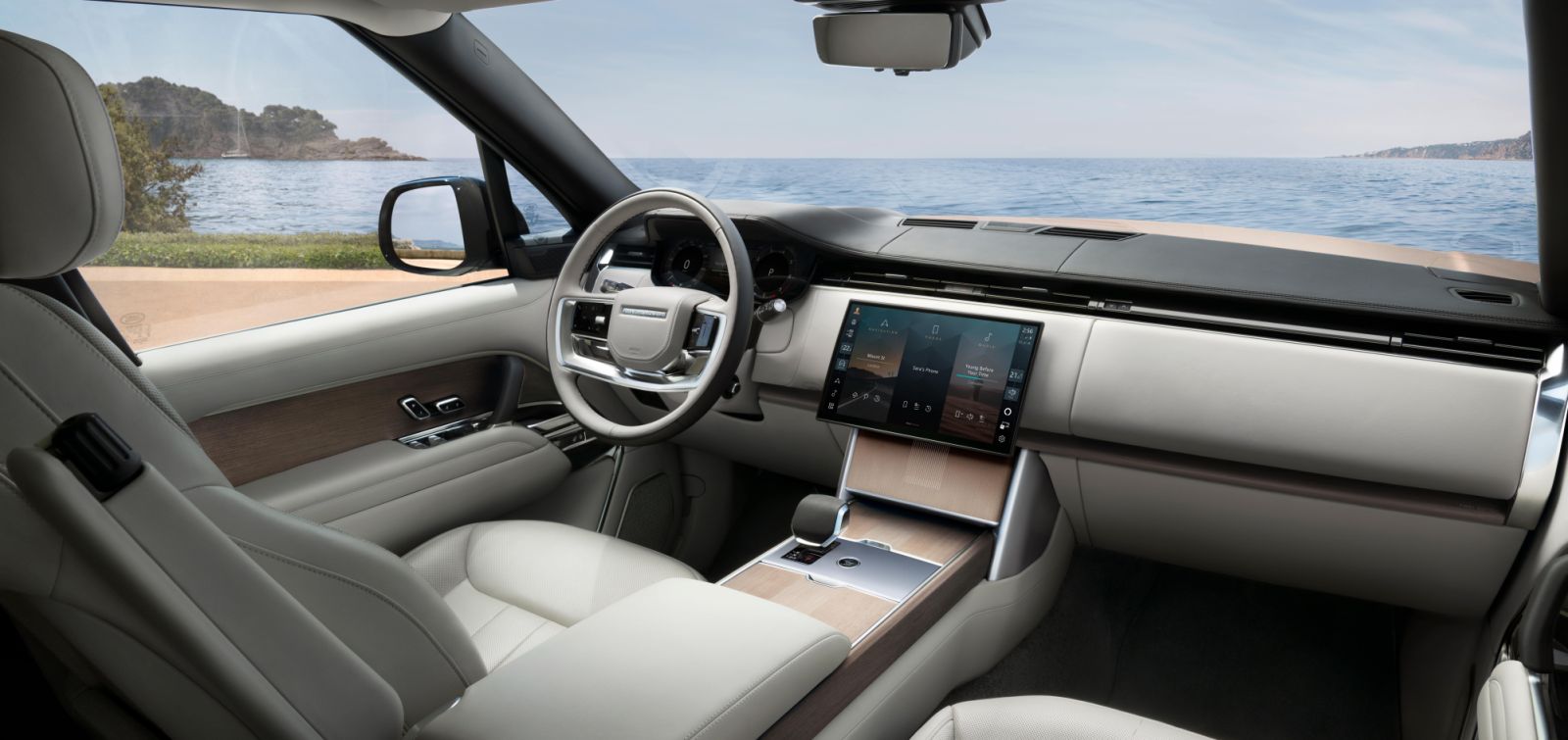 The car's modern and sophisticated interior