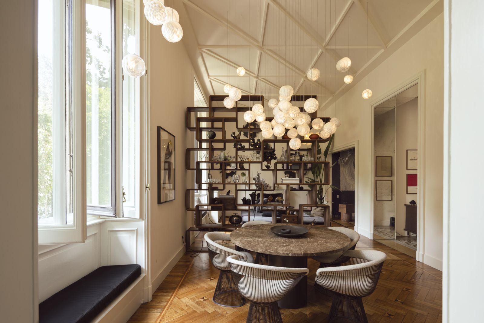 The interiors of the Milan apartment showroom in 2023. It is currently closed to the public and will reopen during Milan Design Week 2024 with an all-new look and collaborators
