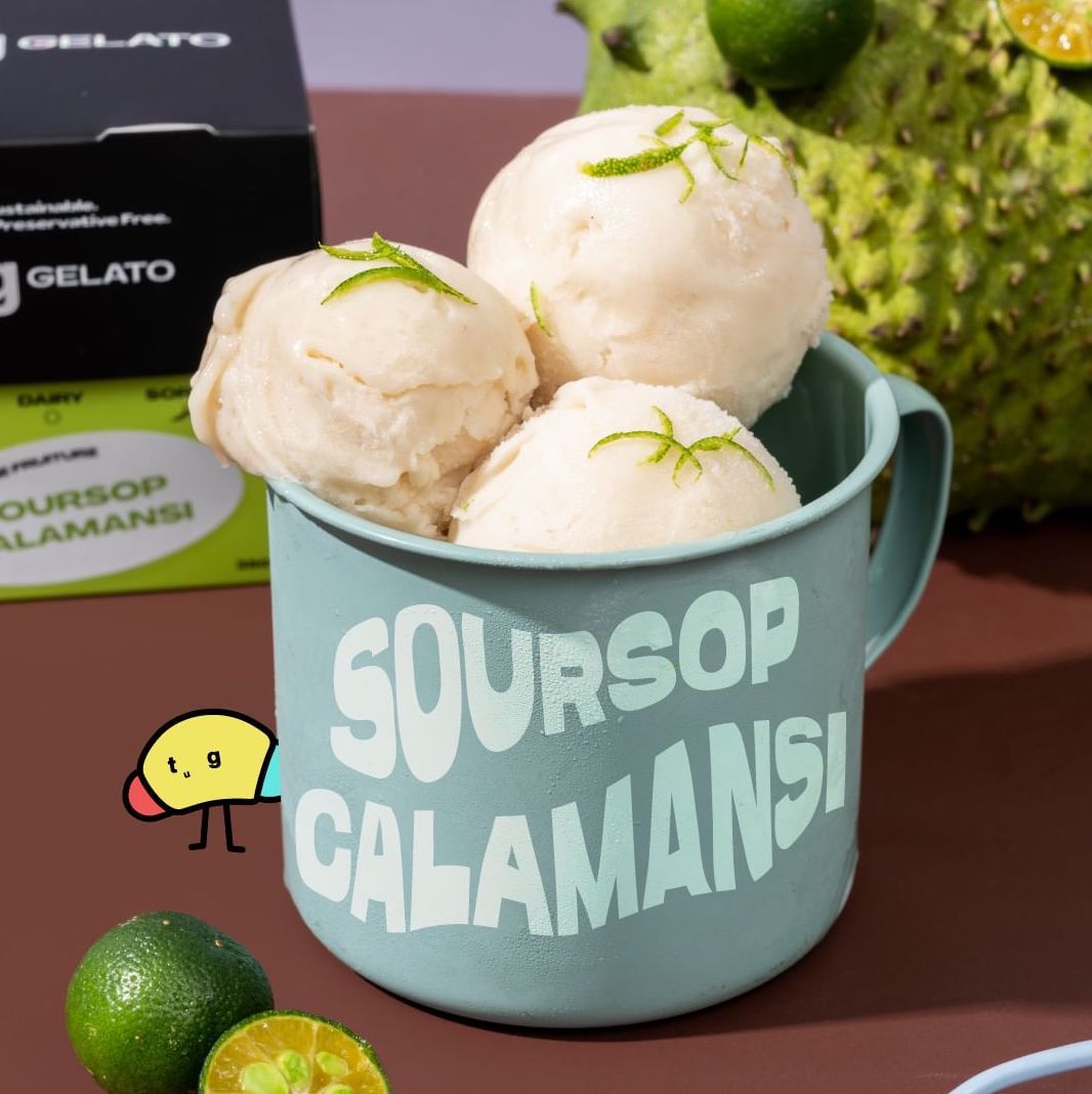 Soursop calamansi sorbet (Photo: Instagram / @tug.gelato)