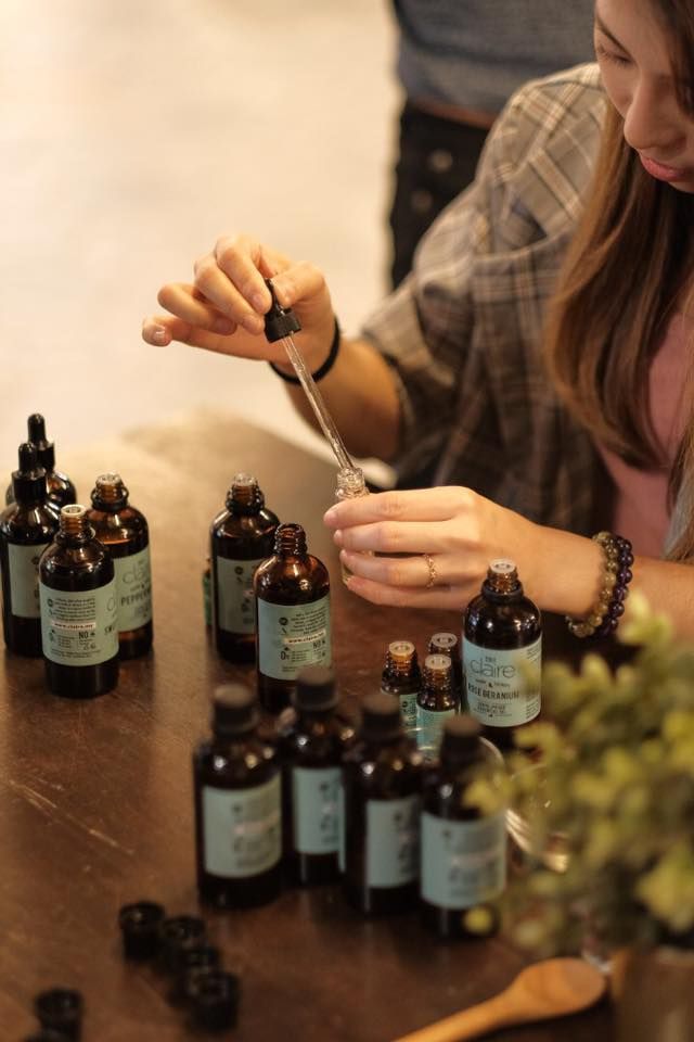 An aromatherapy DIY roll on perfume workshop by Claire Organics (Photo: Claire Organics)