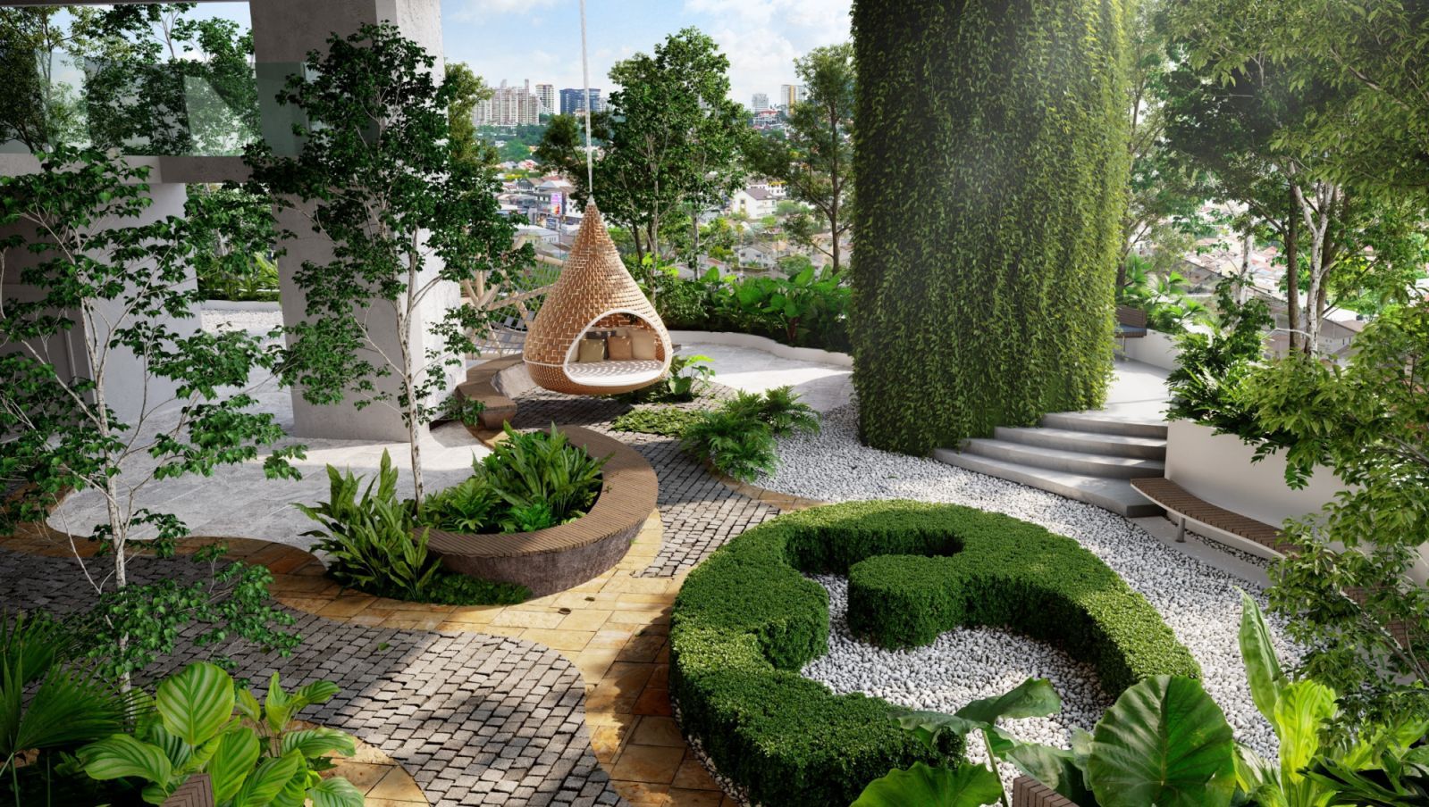 The resort-inspired amenities that echo the calming qualities of water and nature (Photo: Courtesy of Sunsuria & Suez Capital)