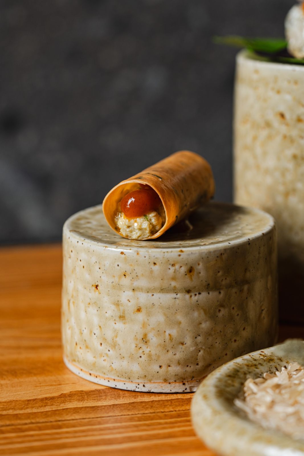 Snacks from Hapag's new tasting menu