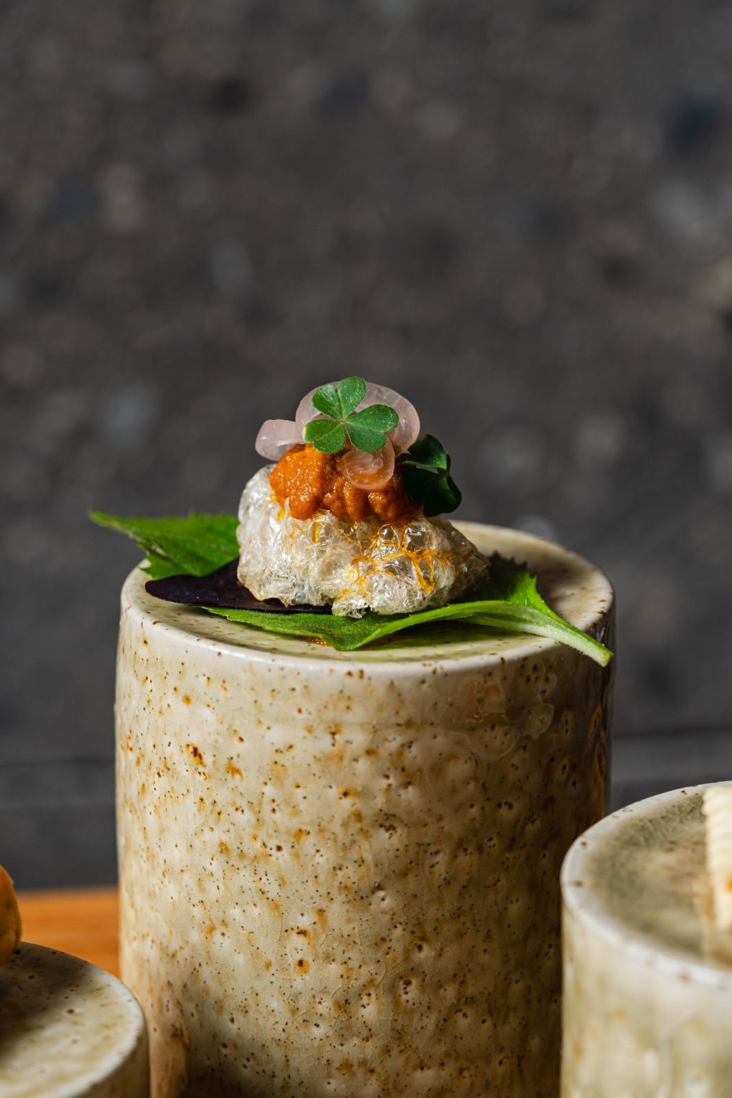 Snacks from Hapag's new tasting menu