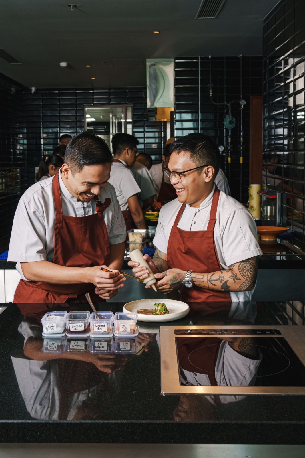 Chefs Thirdy Dolatre and Kevin Navoa, Hapag & Ayà