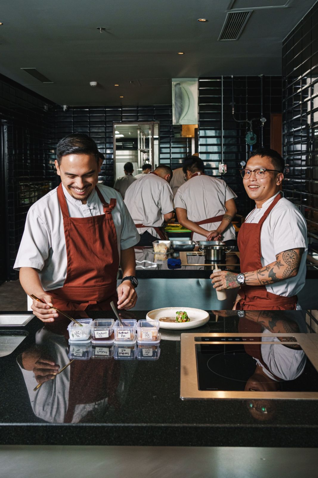 Chefs Thirdy Dolatre and Kevin Navoa, Hapag & Ayà