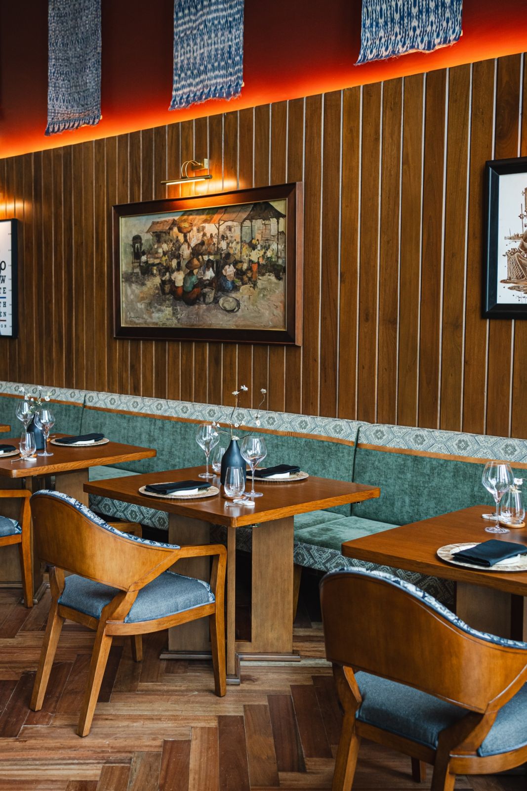 Inside Hapag at The Balmori Suites