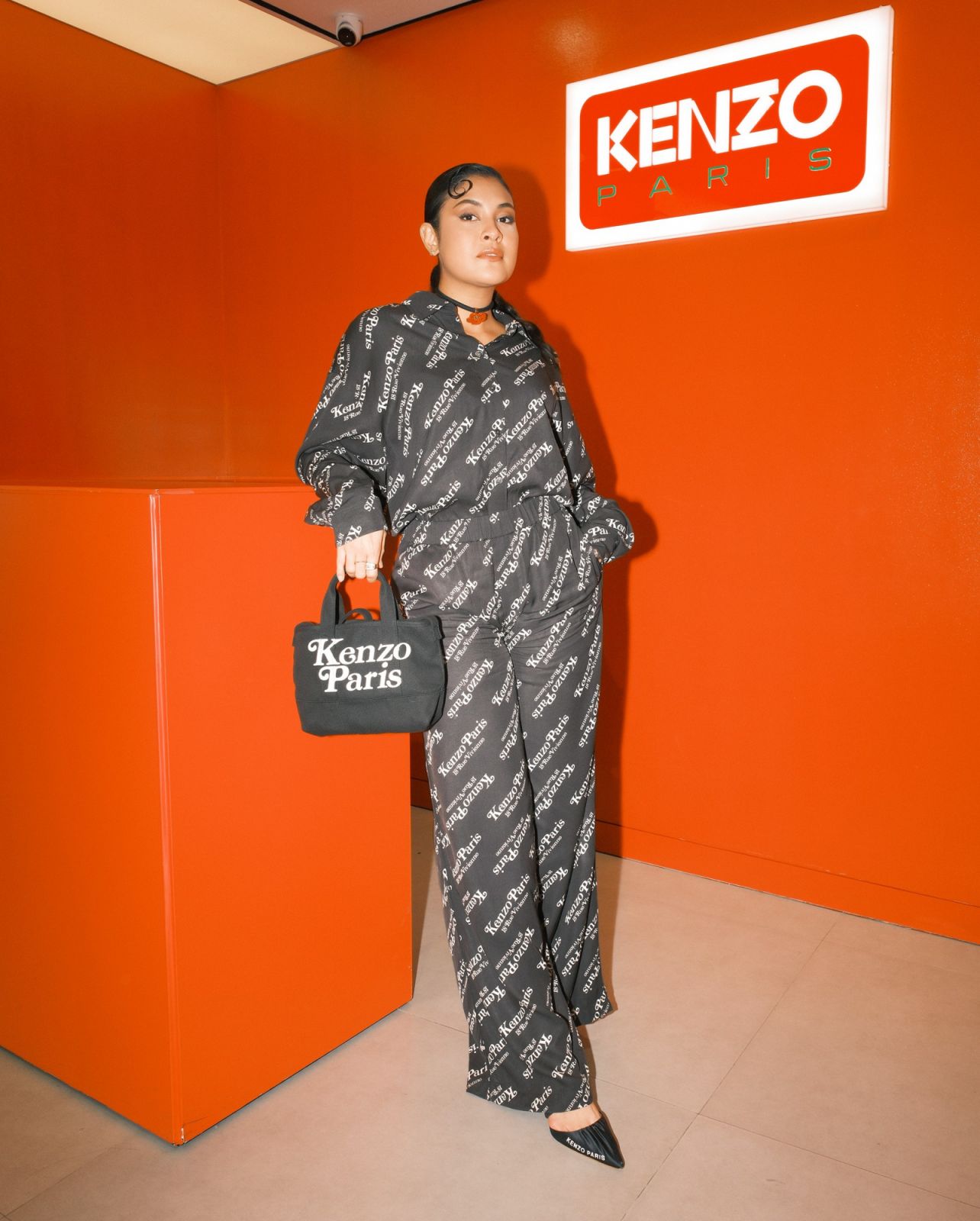 Kiana Valenciano at the launch of Kenzo's spring/summer 2024 collection