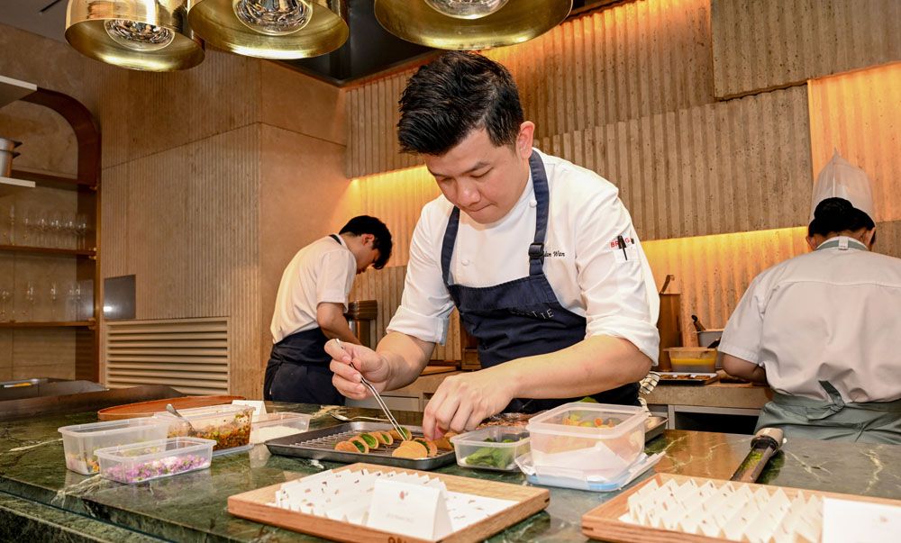 Odette chef Adam Wan