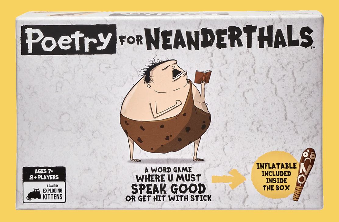A competitive word-guessing game where u must speak good or get hit with stick (Photo: Exploding Kittens)