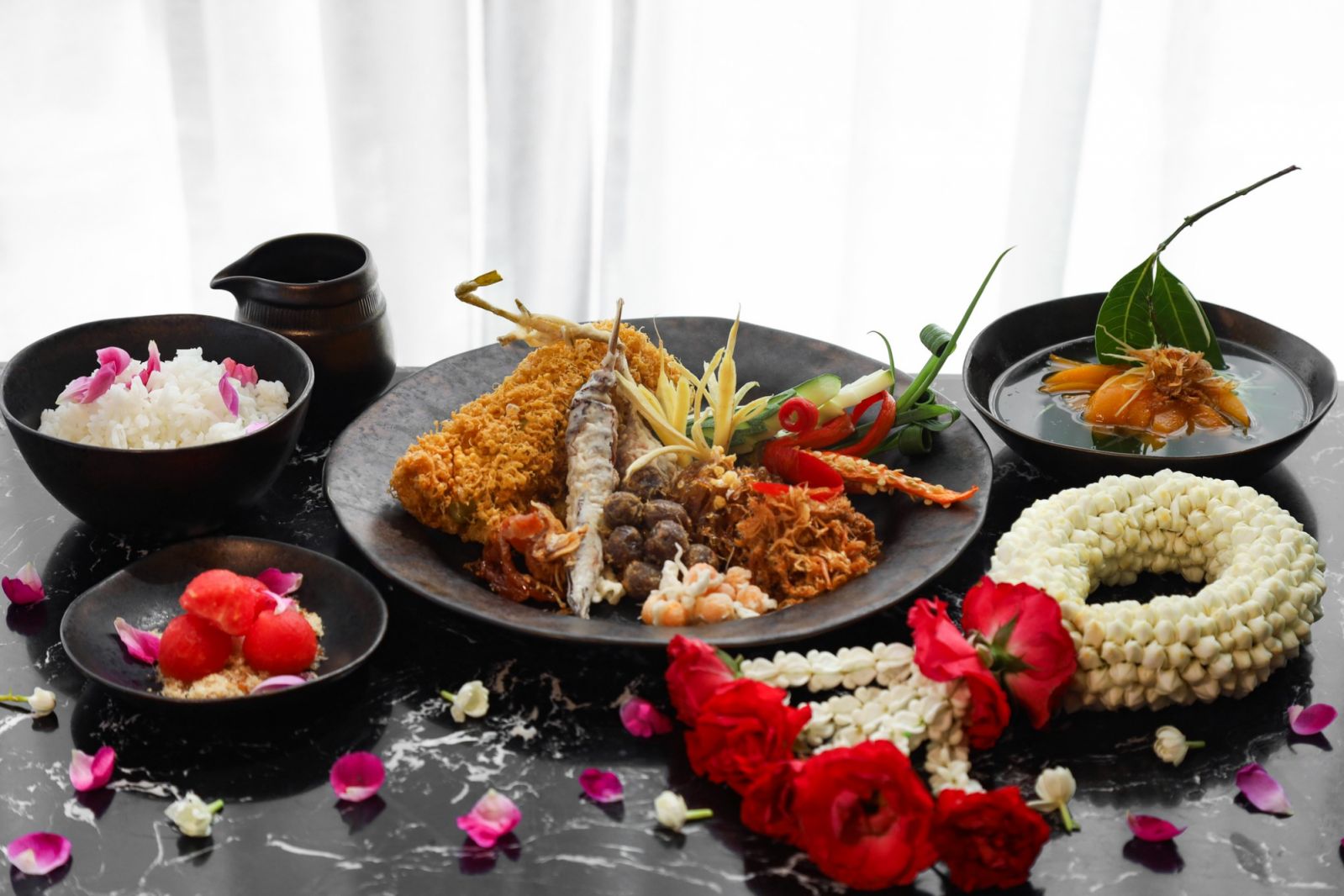 เมนูข้าวแช่ ร้าน Marie Guimar