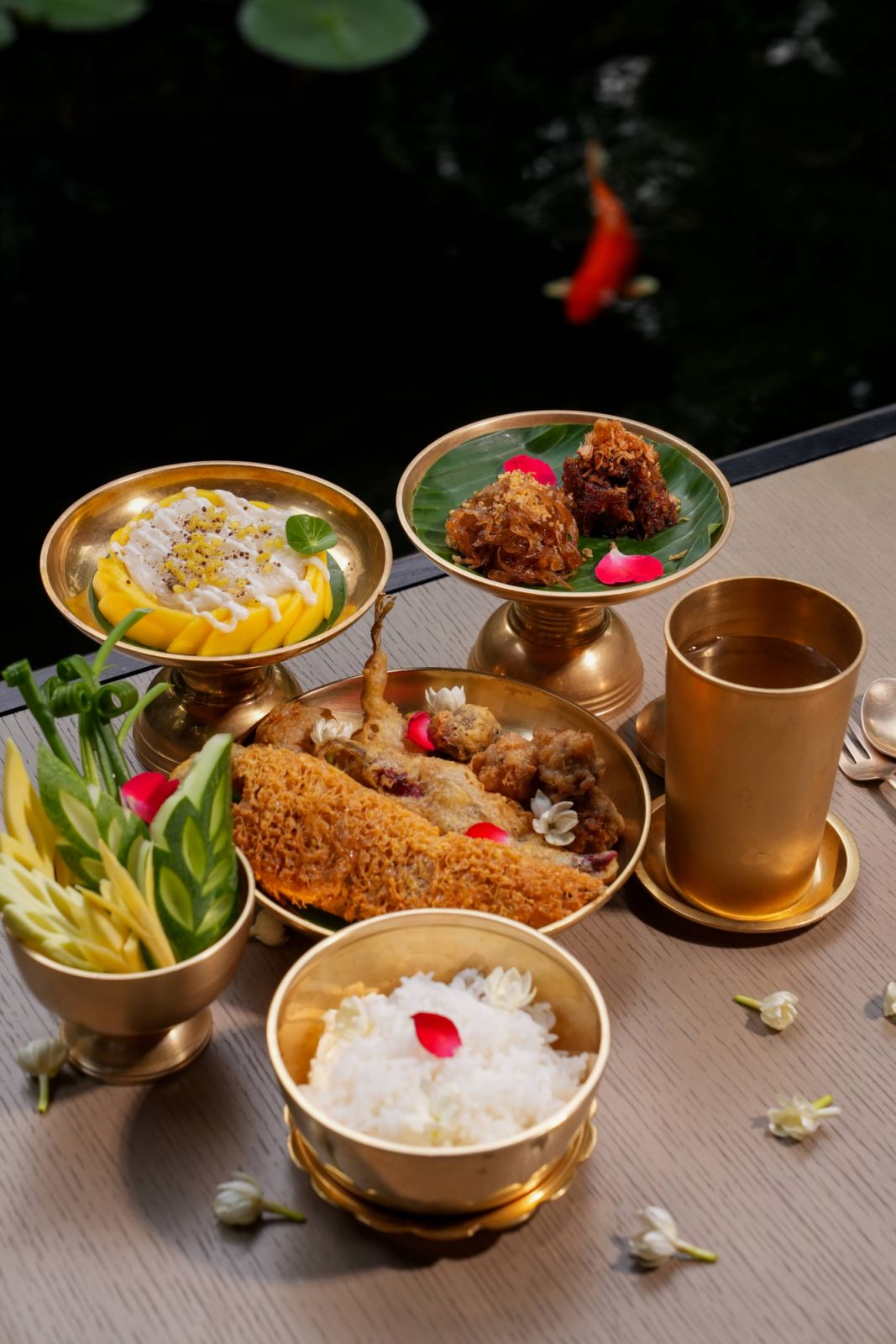 เมนูข้าวแช่ ร้าน Jim Thompson, A Thai Restaurant