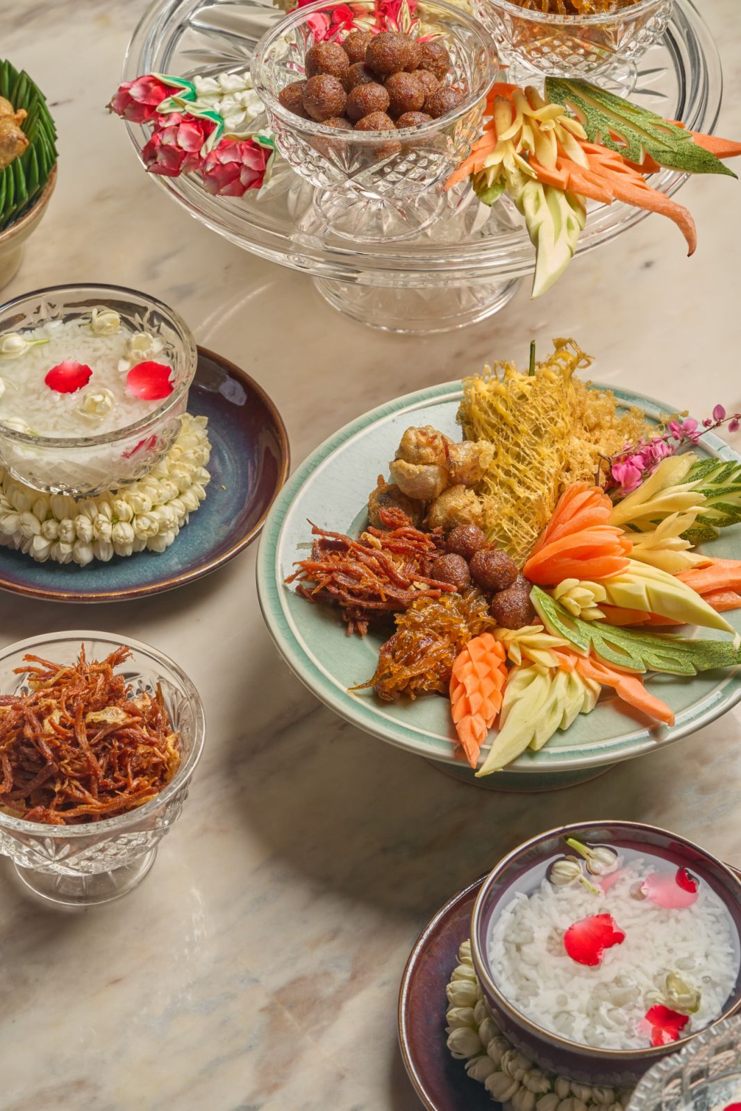 เมนูข้าวแช่ ร้าน Spice Market โรงแรม Anantara Siam