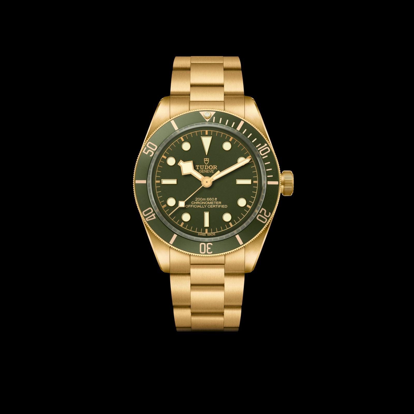 帝舵Black Bay 58綠面款式。(Photo: Tudor)