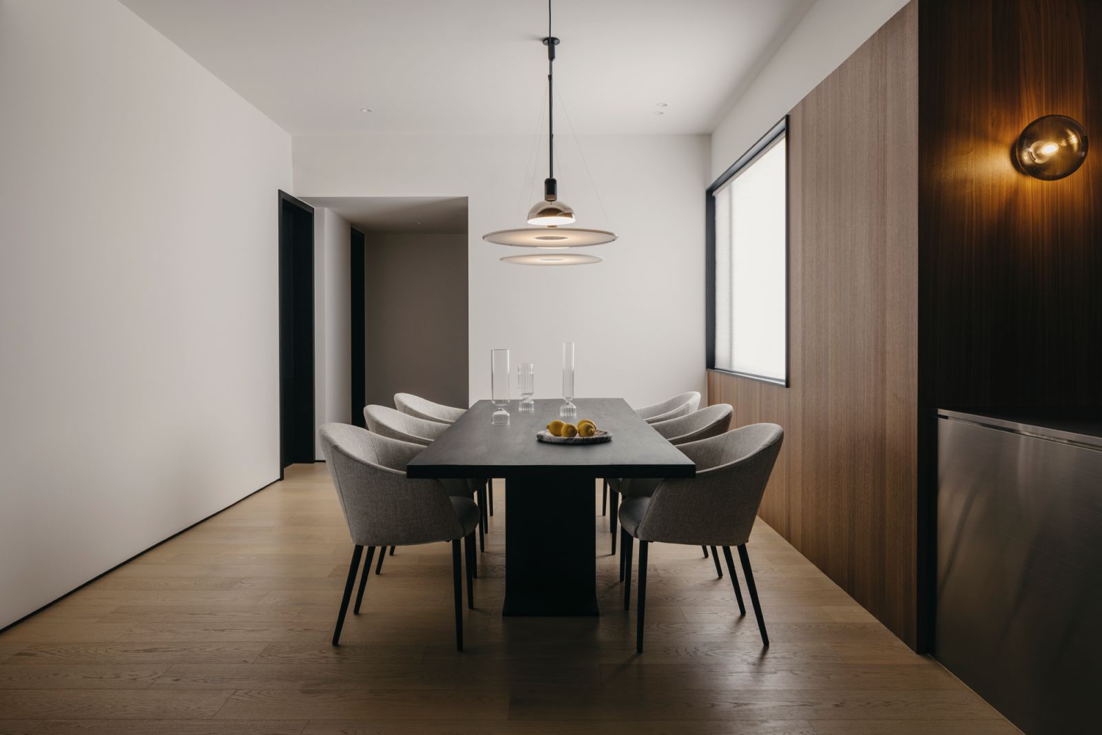 This tasteful and welcoming dining setting is tailor-made for memorable mealtimes