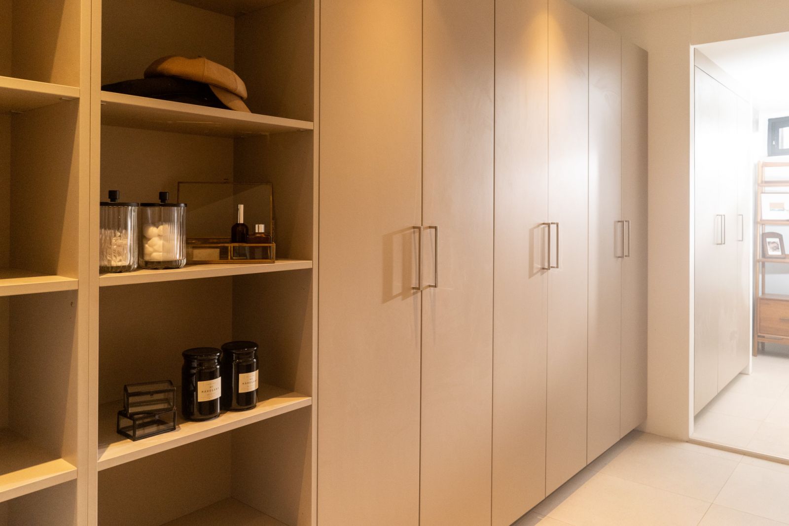 Dr Mae Corvera and her husband also wanted the convenience of SieMatic in their bedroom wardrobe (Photo: Courtesy of Focus Global Inc)