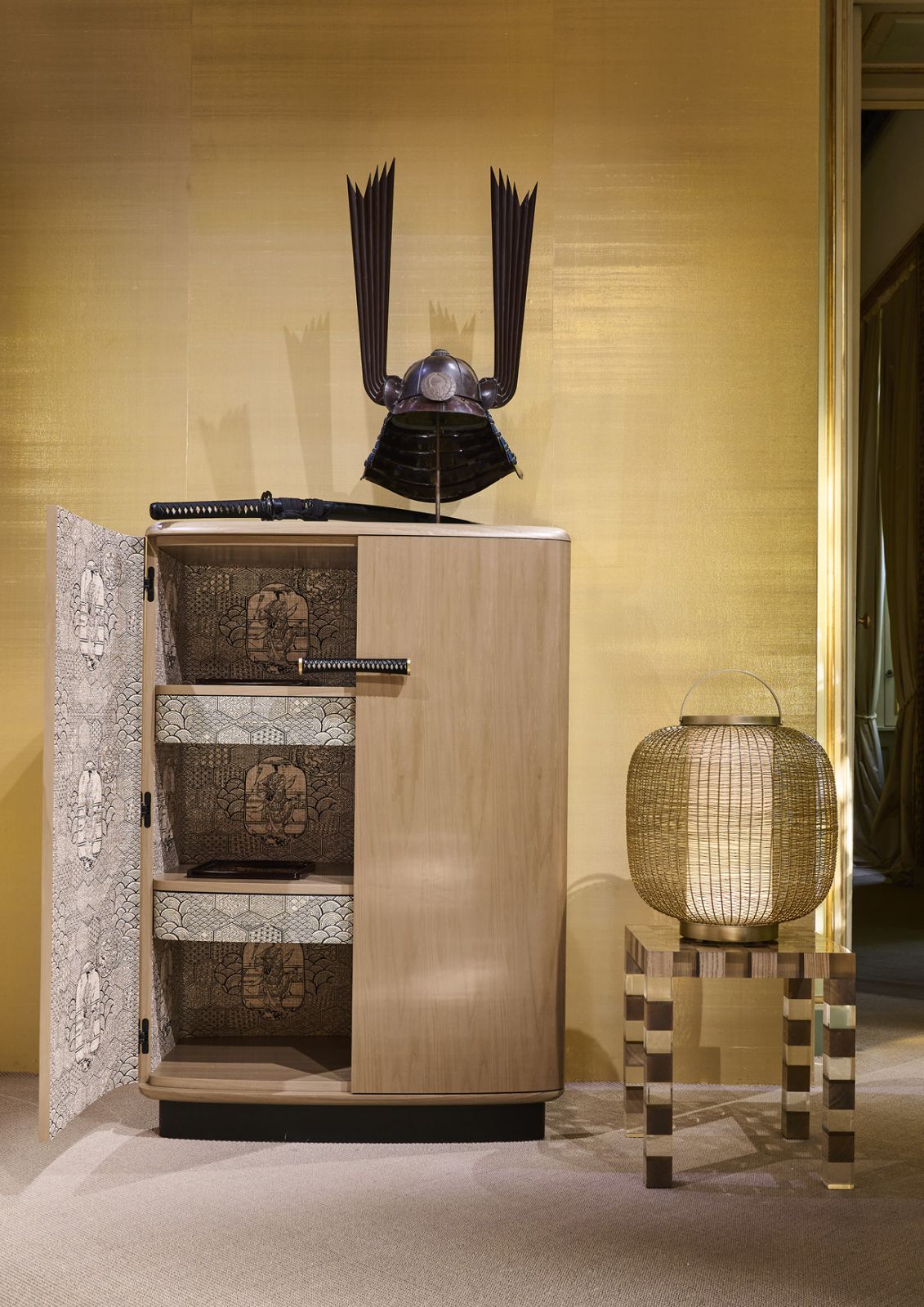 Virtu cabinet at Armani Casa