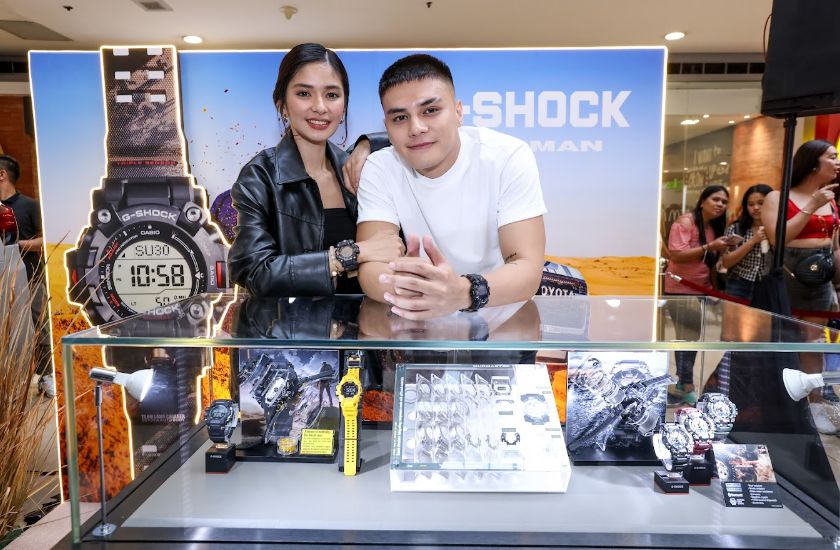 Ronnie Alonte and Loisa Andalio at the G-Shock event