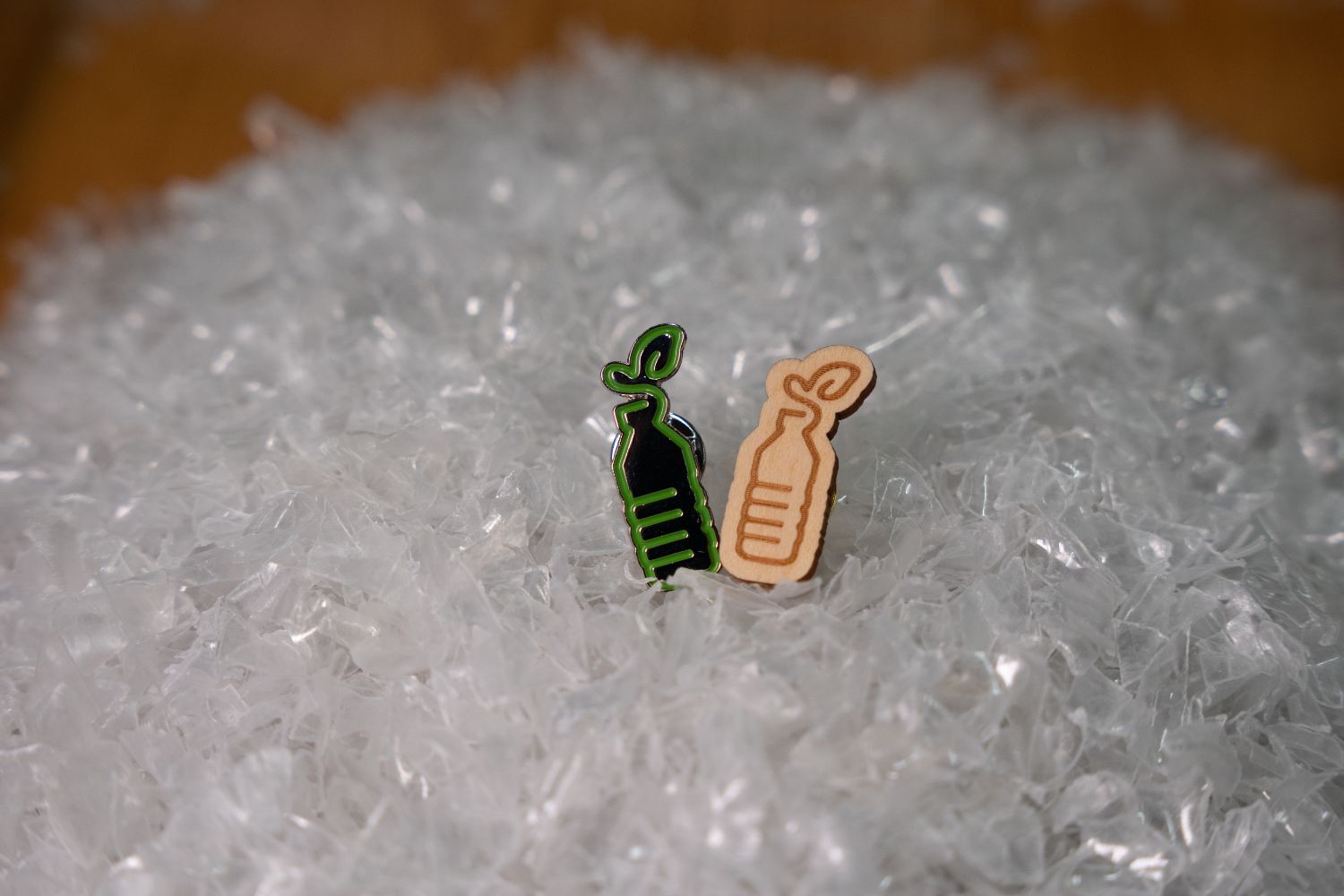 New Life Plastics’ main product is this clear PET flake which is food grade (Photo: courtesy of New Life Plastics)